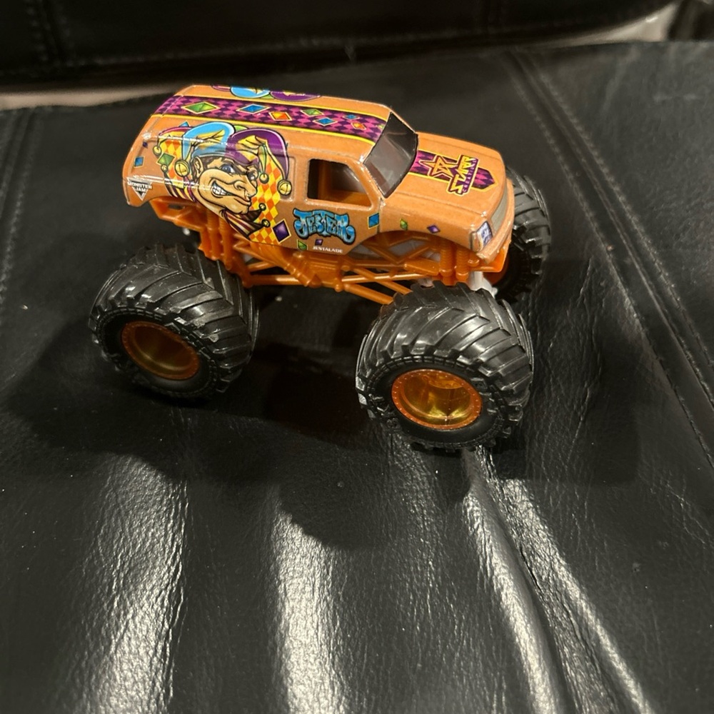 Vibrant Monster Truck Toy - Orange and Black